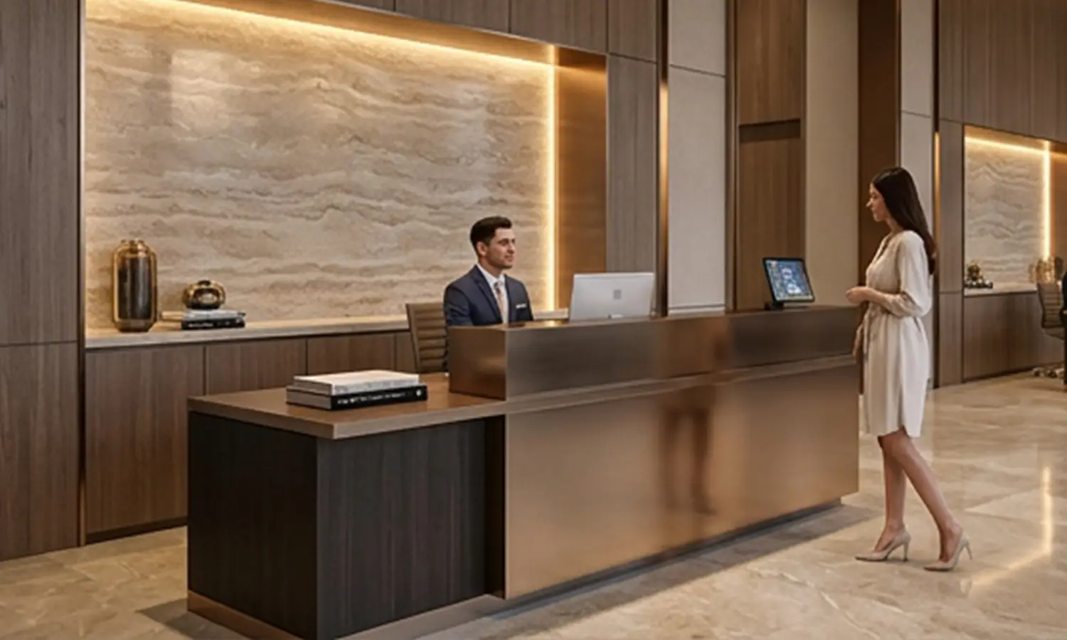 Sports & Recreation Facilities — Indoor games room and reception desk
